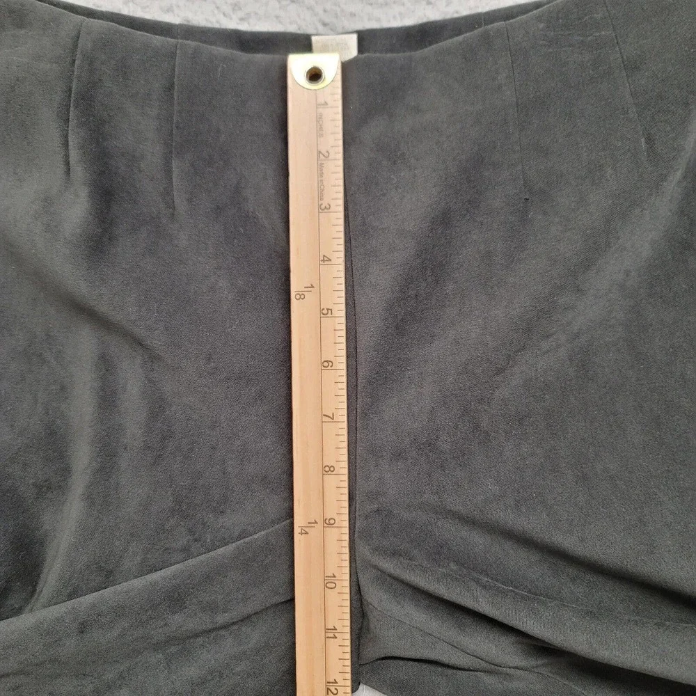 J Jill Pants Womens 8 Black Side Zip Casual Stretch Flat‎ Front Mid Rise